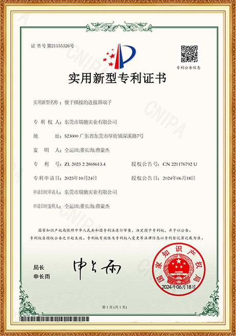 Patent Certificate